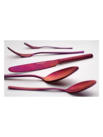 Echtwerk 30tlg. Besteck-Set "Positano" in Rot