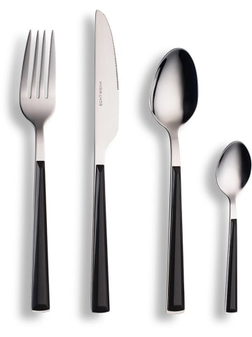 Echtwerk 16tlg. Besteck-Set "Basic" in Schwarz