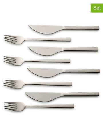 Echtwerk 8tlg. Pizzabesteck-Set "Bari" in Silber
