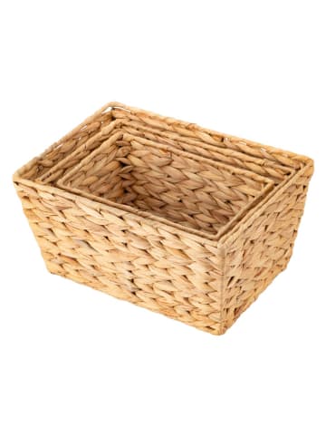 Echtwerk 3-delige set: opbergmanden beige