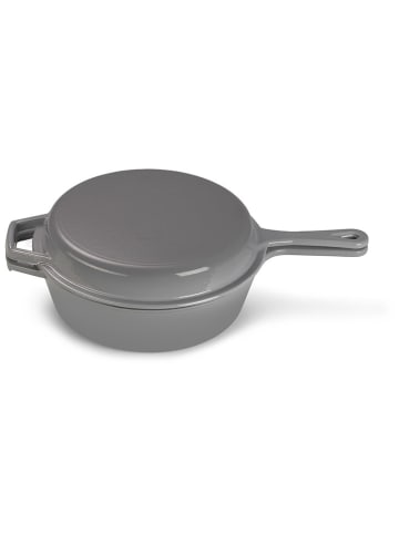 Echtwerk 2tlg. Set: Topf mit Deckel in Grau - Ø 26,5 cm