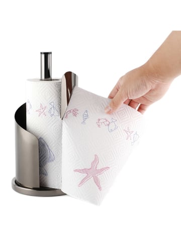 Echtwerk Keukenrolhouder zwart - (H)33 x Ø 15,5 cm