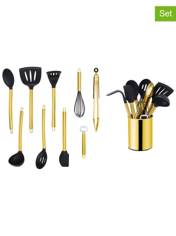 Echtwerk 10tlg. Küchenhelfer-Set in Gold