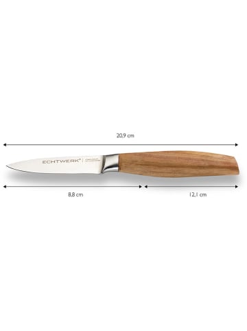 Echtwerk Schälmesser "Classic Edition" in Hellbraun - (L)20,9 cm