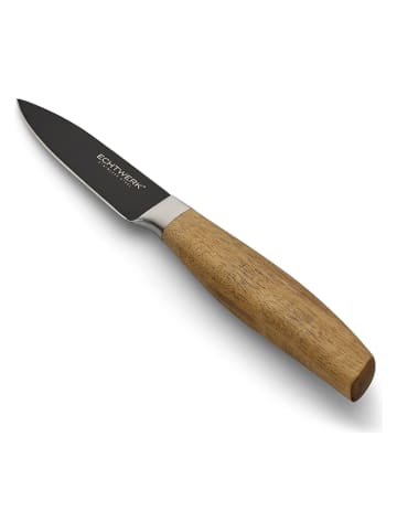 Echtwerk Nóż w kolorze jasnobrązowo-czarnym do obierania - dł. 20,9 cm