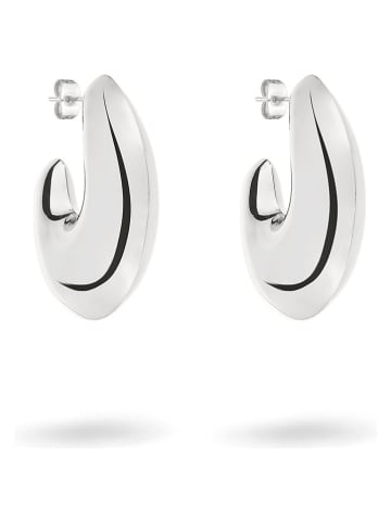 Liebeskind Versilb. Halbcreolen