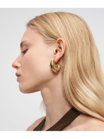 Liebeskind Pozłacane kolczyki-półkreole