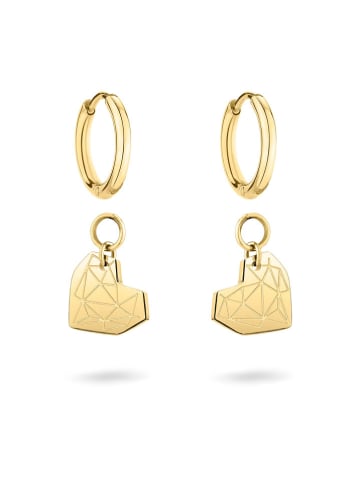 Liebeskind Pozłacane kolczyki-kreole