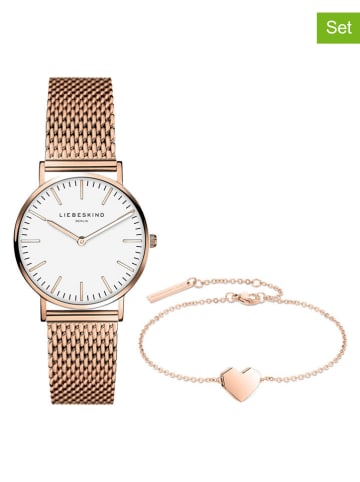 Liebeskind 2-delige sieradenset: kawartshorloge & armketting