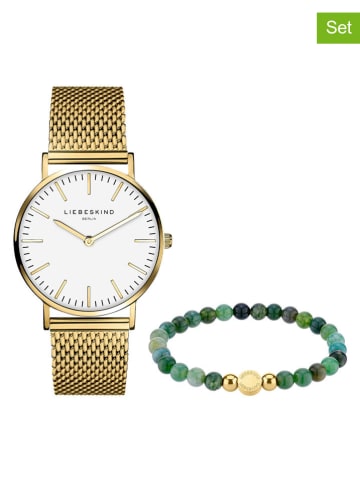 Liebeskind 2-delige sieradenset goudkleurig