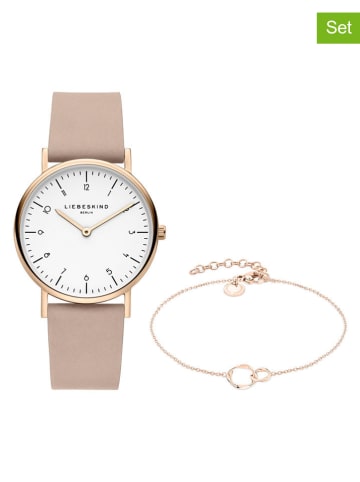 Liebeskind 2-delige sieradenset: kawartshorloge & armketting