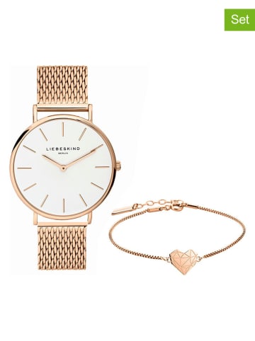 Liebeskind 2-delige sieradenset: kwartshorloge en armband