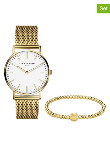 Liebeskind 2-delige sieradenset: kwartshorloge en armband