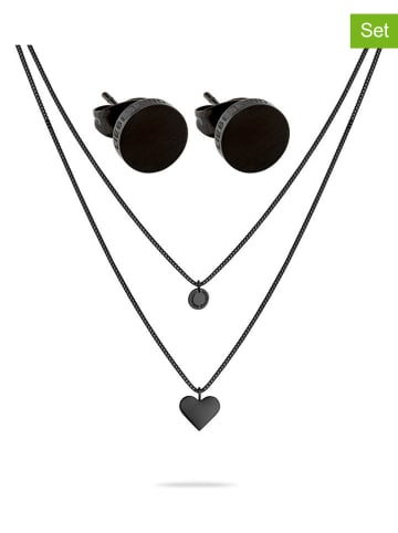 Liebeskind 2tlg. Schmuckset: Halskette und Ohrstecker