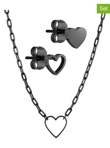 Liebeskind 2tlg. Schmuckset: Halskette und Ohrstecker