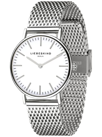 Liebeskind Quarzuhr in Silber/ Weiß