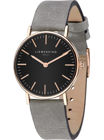 Liebeskind Zegarek kwarcowy w kolorze różowozłoto-szaro-czarnym