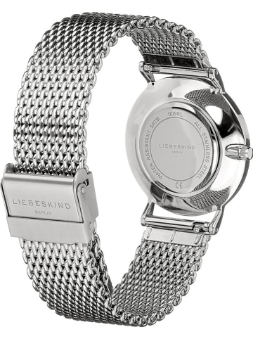 Liebeskind Kwartshorloge zilverkleurig/zwart