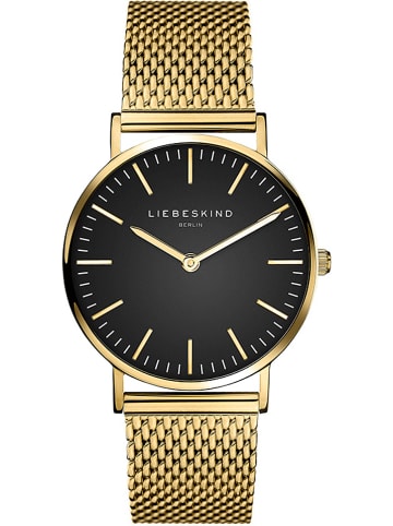 Liebeskind Quarzuhr in Gold/ Schwarz