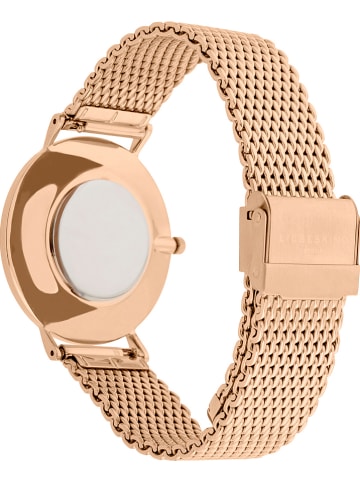 Liebeskind Zegarek kwarcowy w kolorze różowozłoto-białym