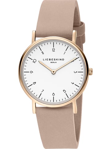 Liebeskind Quarzuhr in Rosa/ Roségold/ Weiß