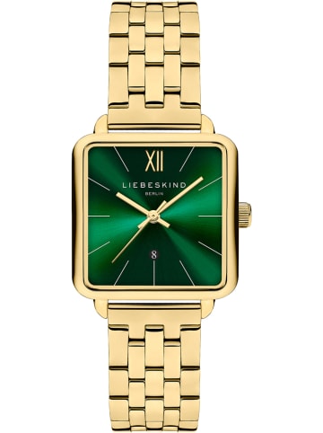 Liebeskind Zegarek kwarcowy w kolorze złoto-zielonym