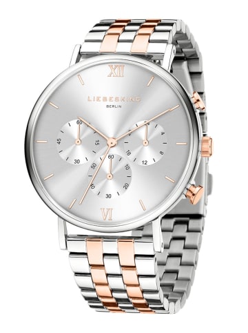 Liebeskind Chronograph in Silber/ Roségold