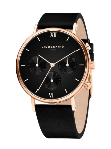 Liebeskind Chronograaf zwart/roségoudkleurig