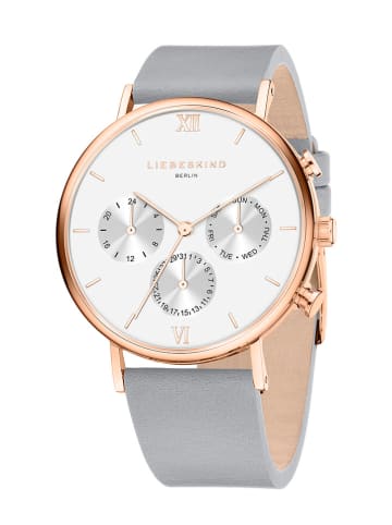 Liebeskind Chronograaf grijs/roségoudkleurig/wit