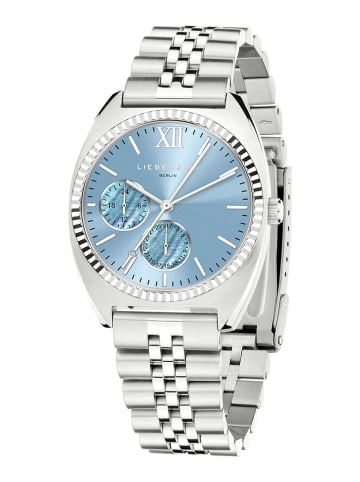 Liebeskind Chronograph in Silber/ Hellblau