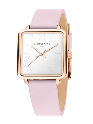 Liebeskind Quarzuhr in Rosa/ Roségold/ Weiß