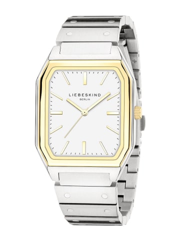Liebeskind Quarzuhr in Silber/ Gold/ Weiß