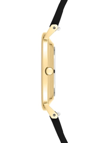 Liebeskind Kwartshorloge zwart/goudkleurig/groen