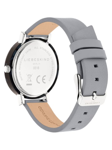 Liebeskind Kwartshorloge grijs/zwart