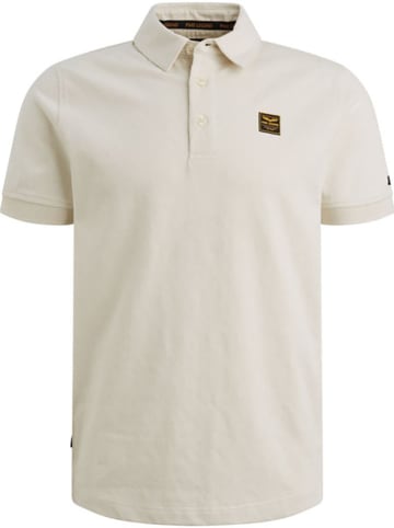 PME Legend Koszulka polo w kolorze kremowym
