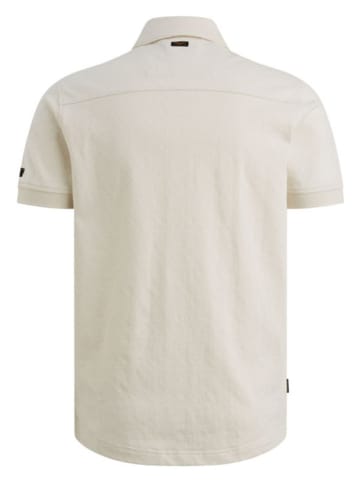 PME Legend Koszulka polo w kolorze kremowym