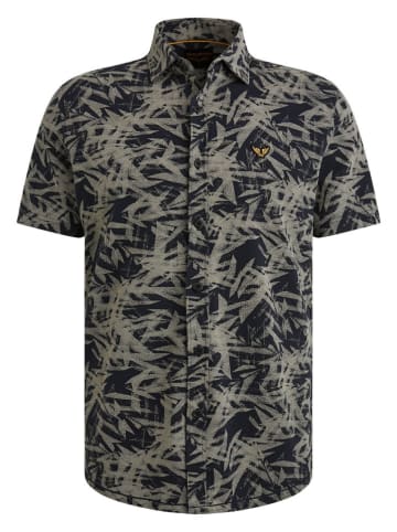 PME Legend Koszula - Regular fit - w kolorze oliwkowo-czarnym