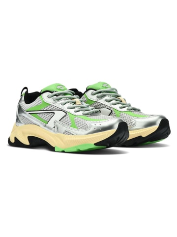 ARKK Copenhagen Buty "Forma Runner" w kolorze srebrno-zielonym do biegania