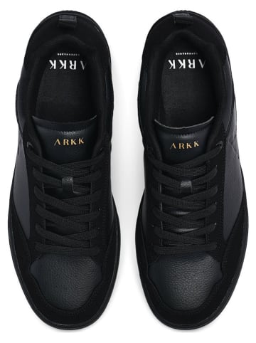 ARKK Copenhagen Sneakersy "Visuklass" w kolorze czarnym