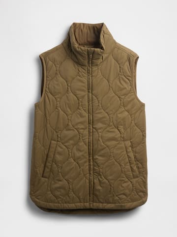 GAP Doorgestikte bodywarmer beige