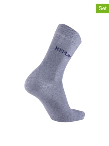 Replay Underwear 3er-Set: Socken in Grau