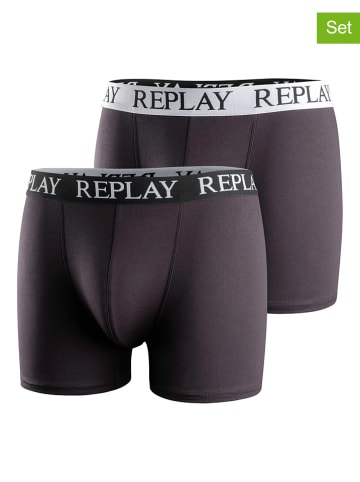 Replay Underwear Bokserki (2 pary) w kolorze czarnym