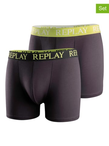 Replay Underwear Bokserki (2 pary) w kolorze czarnym