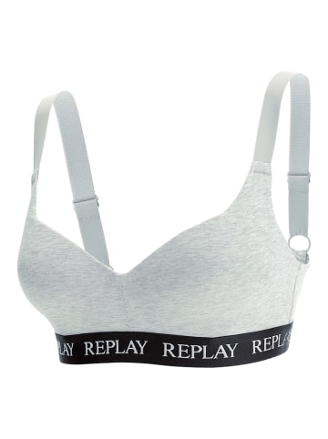 Replay Underwear Bustier in Hellgrau
