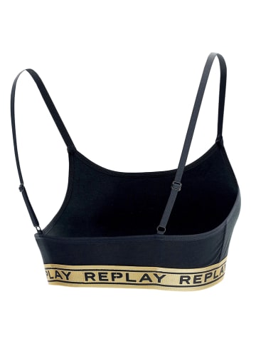 Replay Underwear Top w kolorze złoto-czarnym