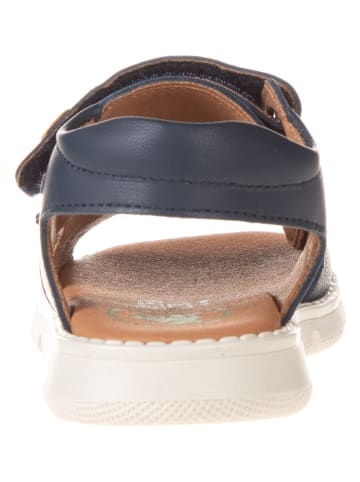 El Naturalista Leren sandalen donkerblauw