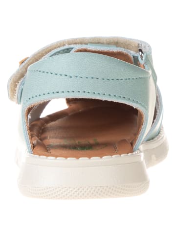 El Naturalista Skórzane półsandały w kolorze błękitnym