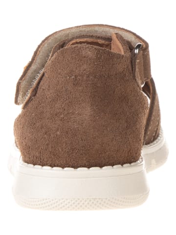 El Naturalista Skórzane półsandały w kolorze brązowym