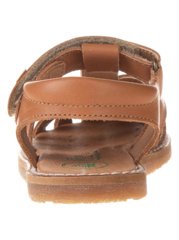 El Naturalista Skórzane półsandały w kolorze jasnobrązowym