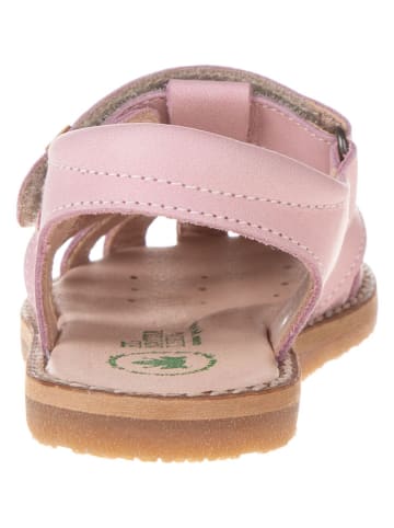 El Naturalista Leren sandalen lichtroze